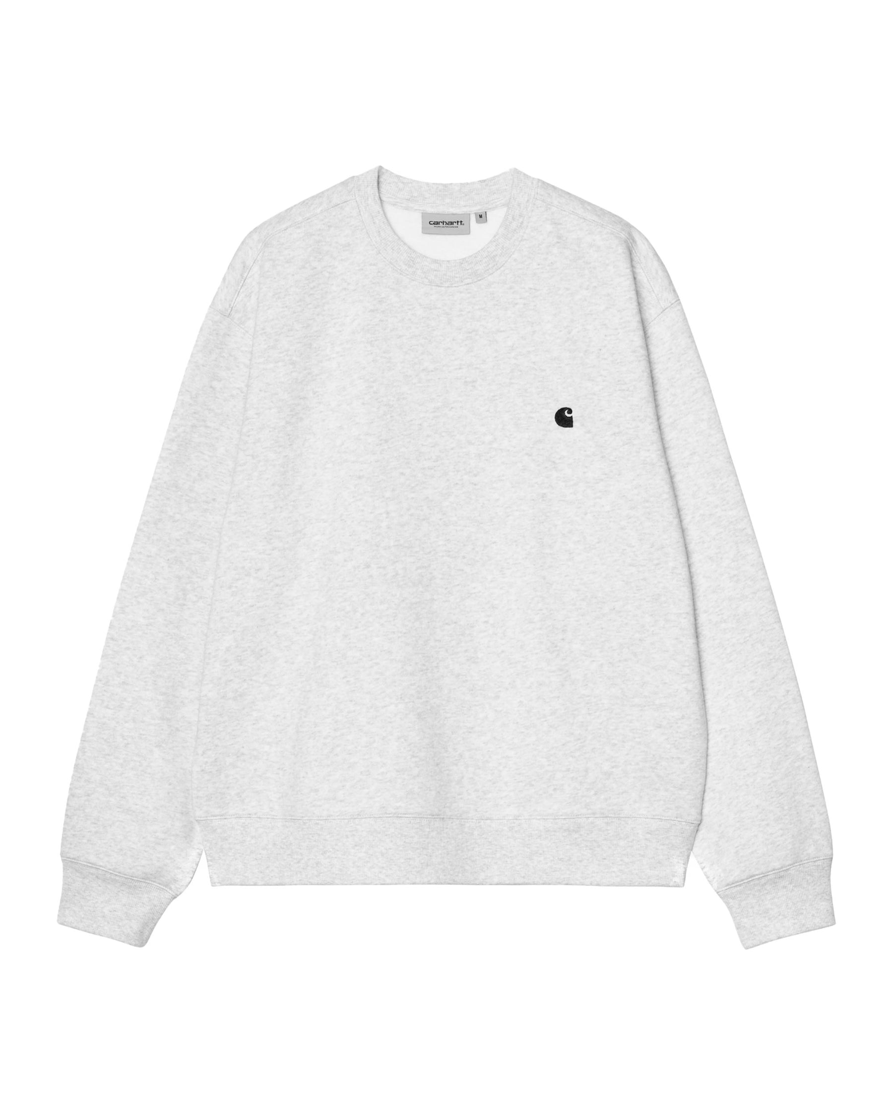 Carhartt Wip Mack Sweat Ash Heather Black