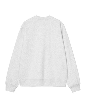 Carhartt Wip Mack Sweat Ash Heather Black