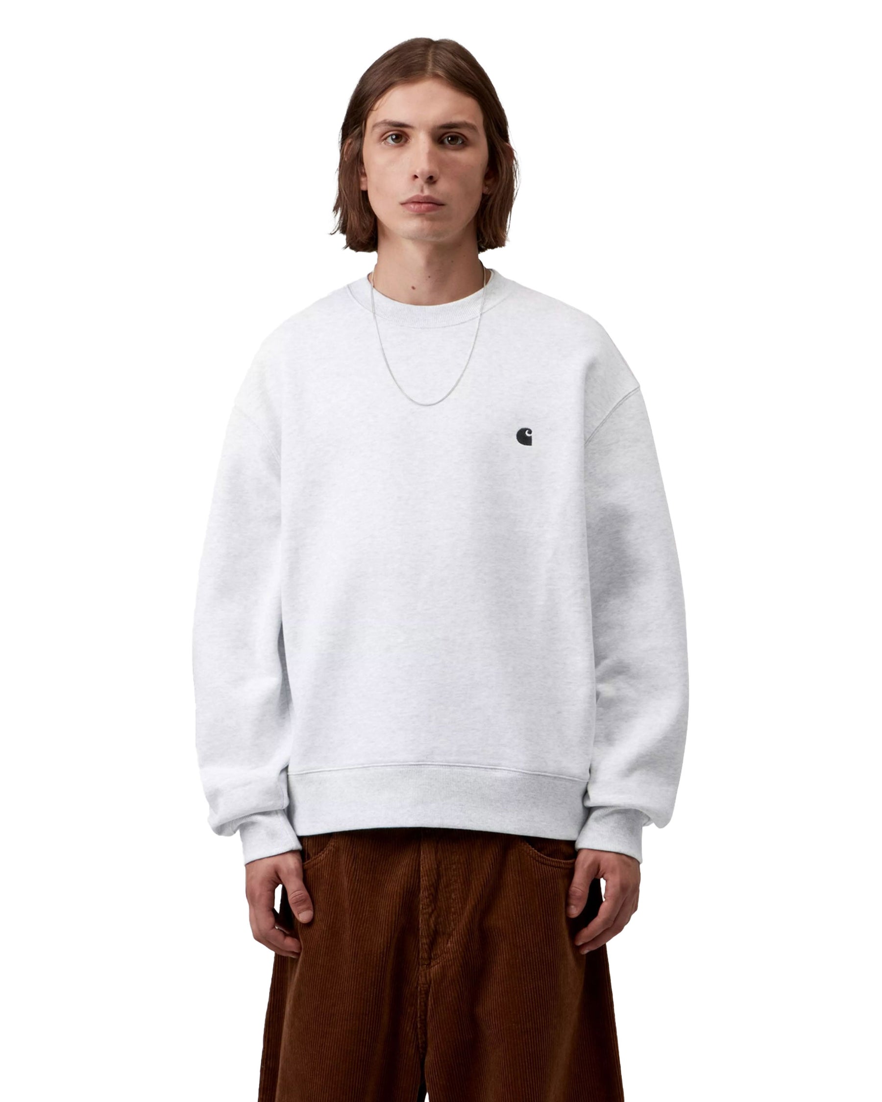 Carhartt Wip Mack Sweat Ash Heather Black