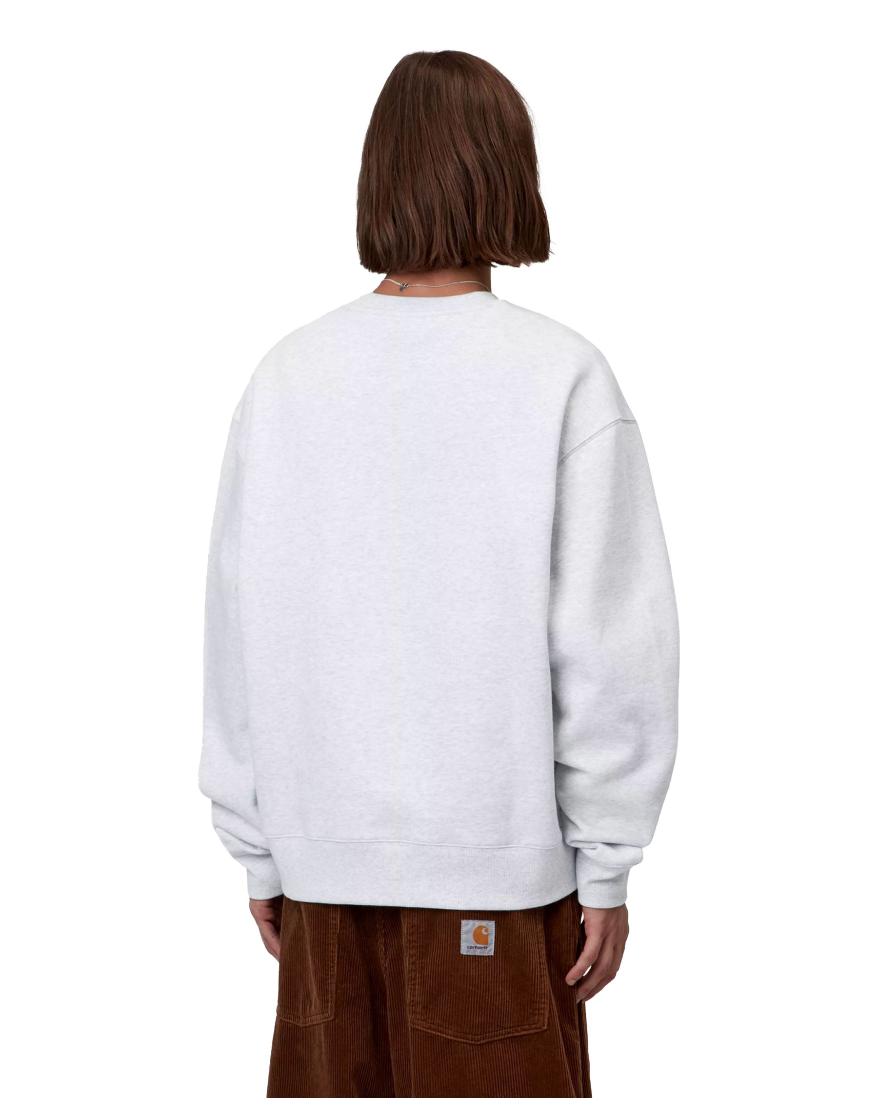 Carhartt Wip Mack Sweat Ash Heather Black