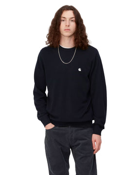 Carhartt Wip Madison Sweater Dark Navy-Wax