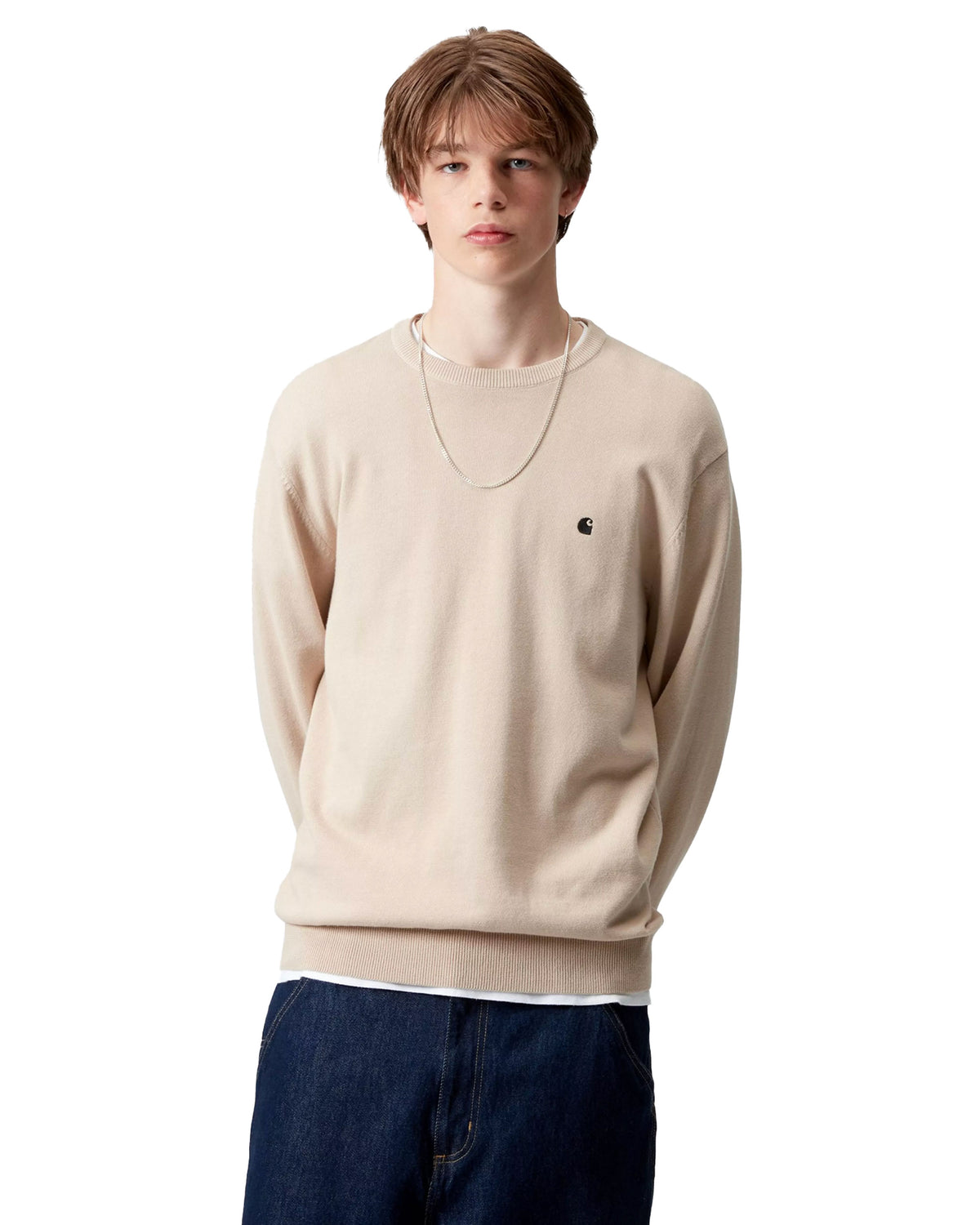 Carhartt Wip Madison Sweater Fleur De Sel-Black