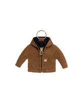 Carhartt Wip Mini Active Jacket Keychain Hamilton Brown