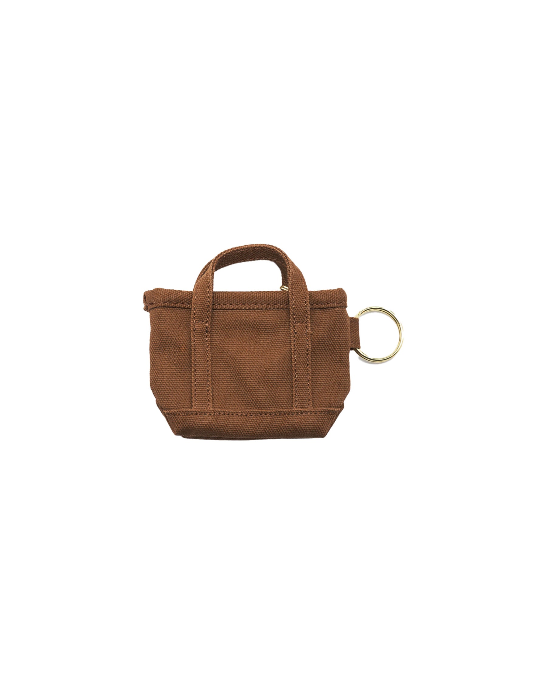 Carhartt Wip Mini Tote Bag Portachiavi Marrone