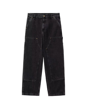 Carhartt Wip Nash Double Knee Pant Black stone washed
