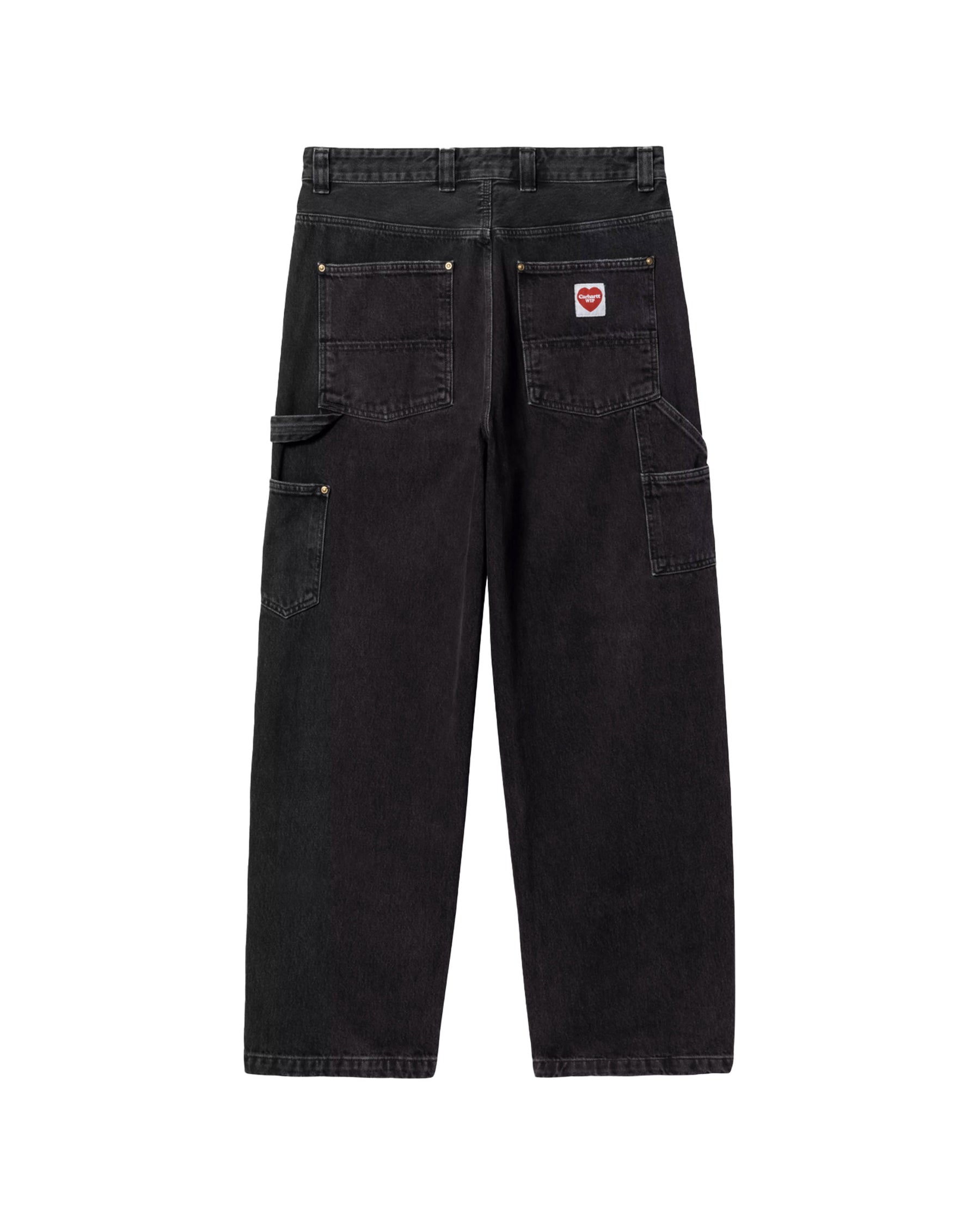 Carhartt Wip Nash Double Knee Pant Black stone washed