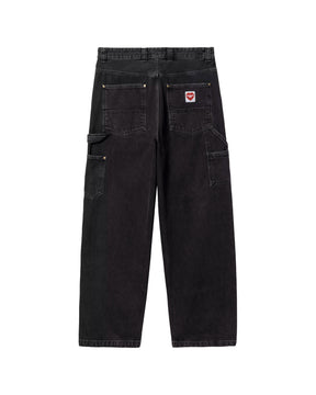 Carhartt Wip Nash Double Knee Pant Black stone washed