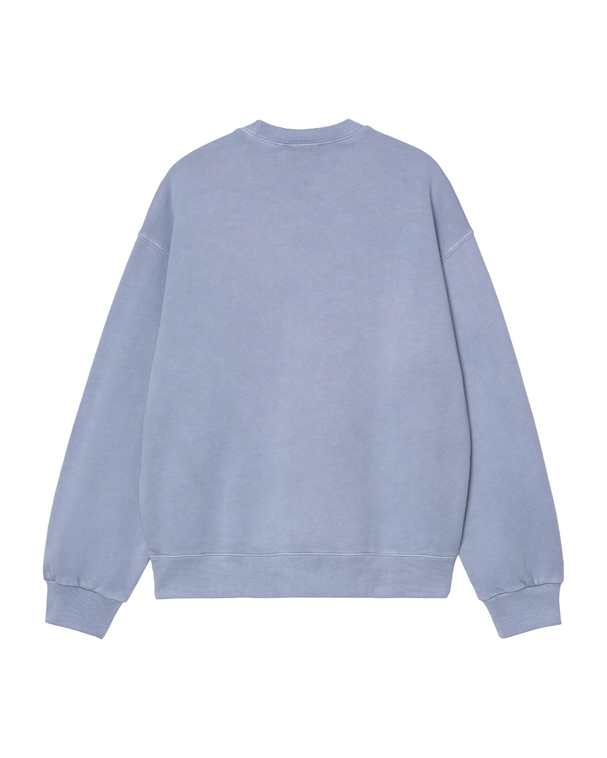 Felpa Uomo Nelson Celeste garment dyed