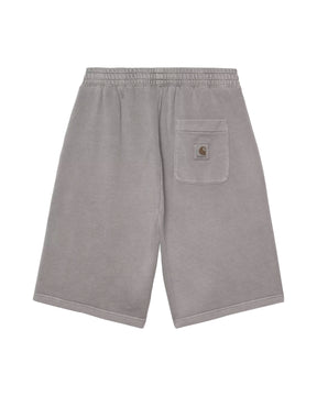 Bermuda Uomo Nelson Sweat Grigio garment dyed