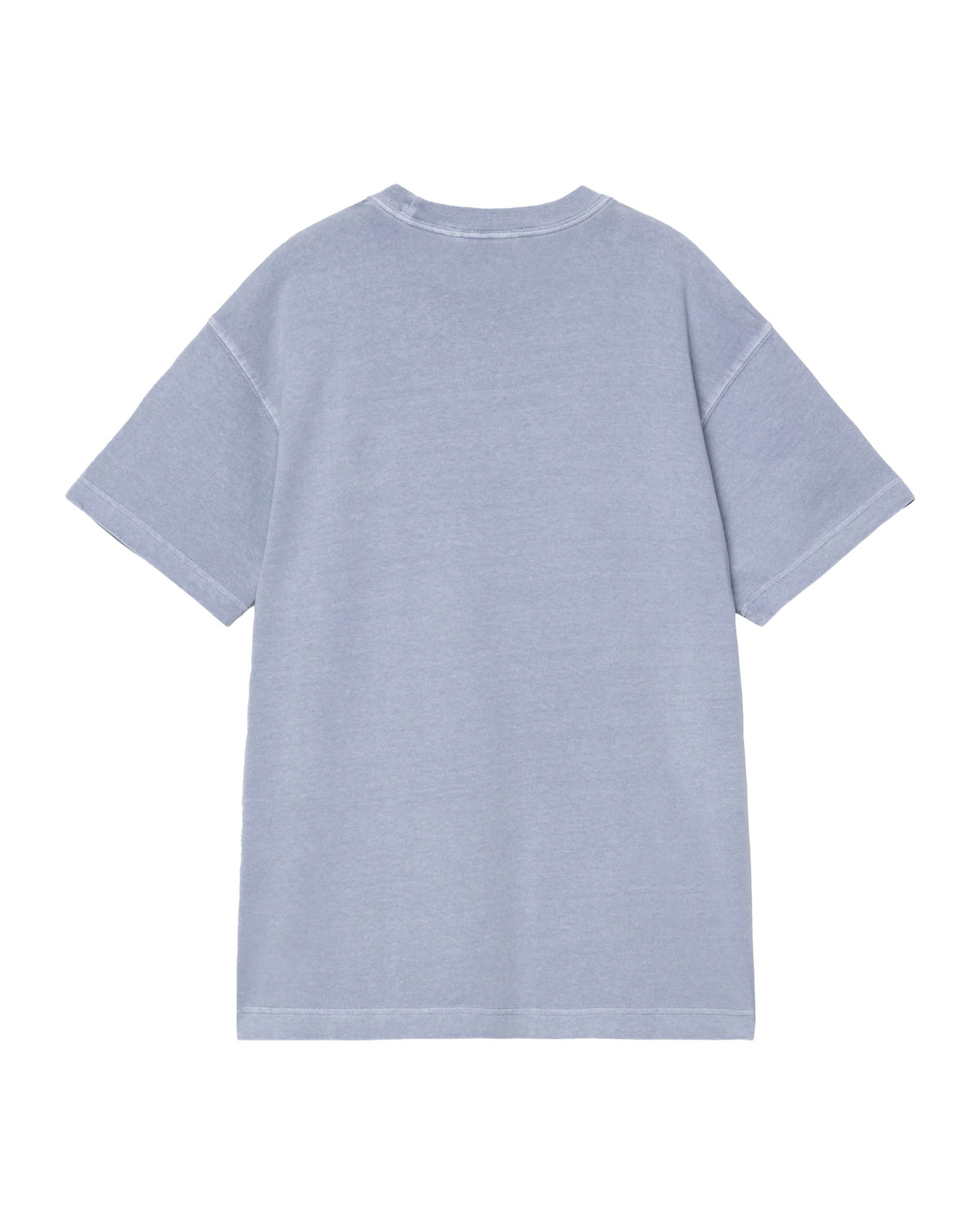 T-Shirt Uomo Nelson Blu Garment Dyed