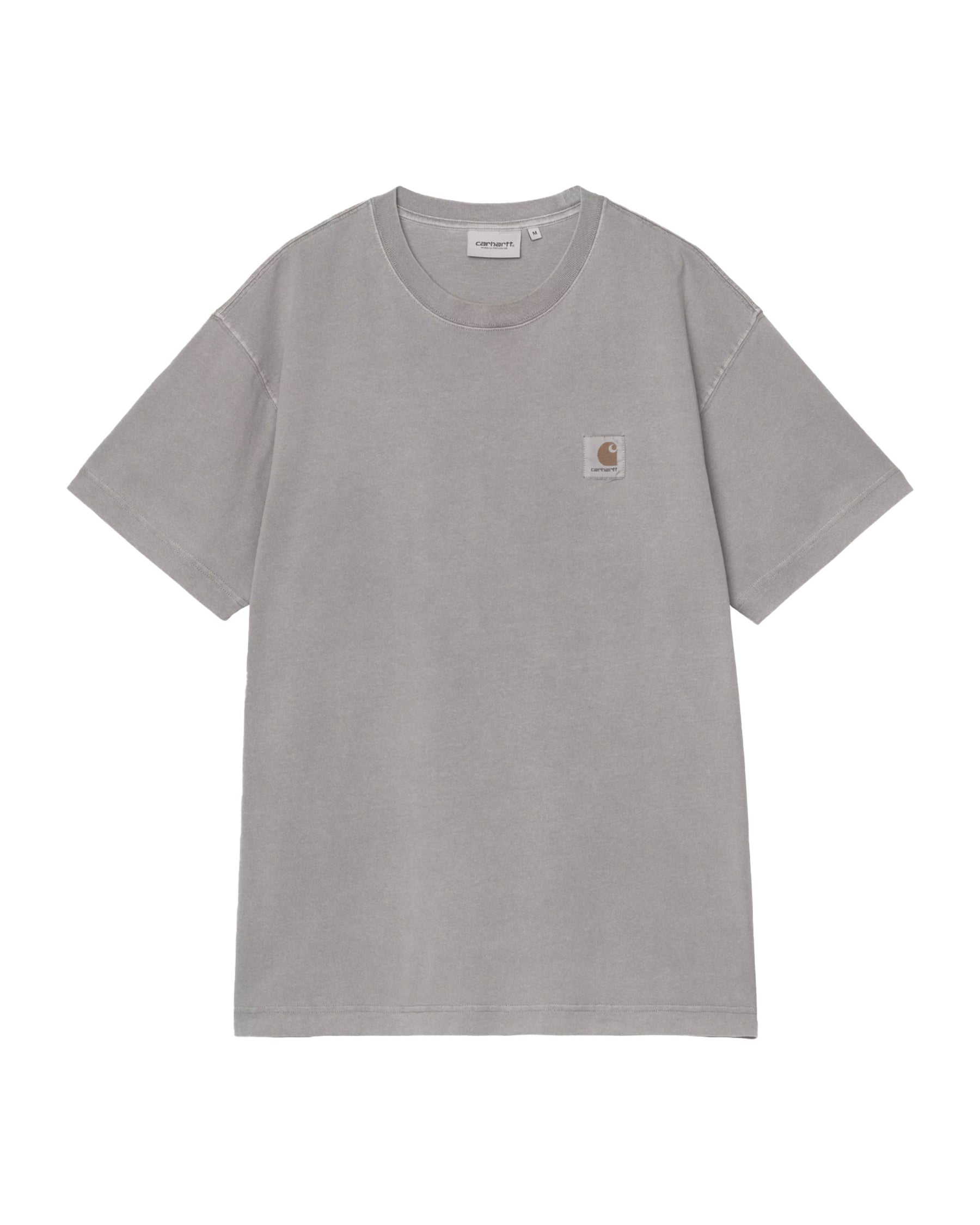 T-Shirt Uomo Nelson Grigio Scuro garment dyed