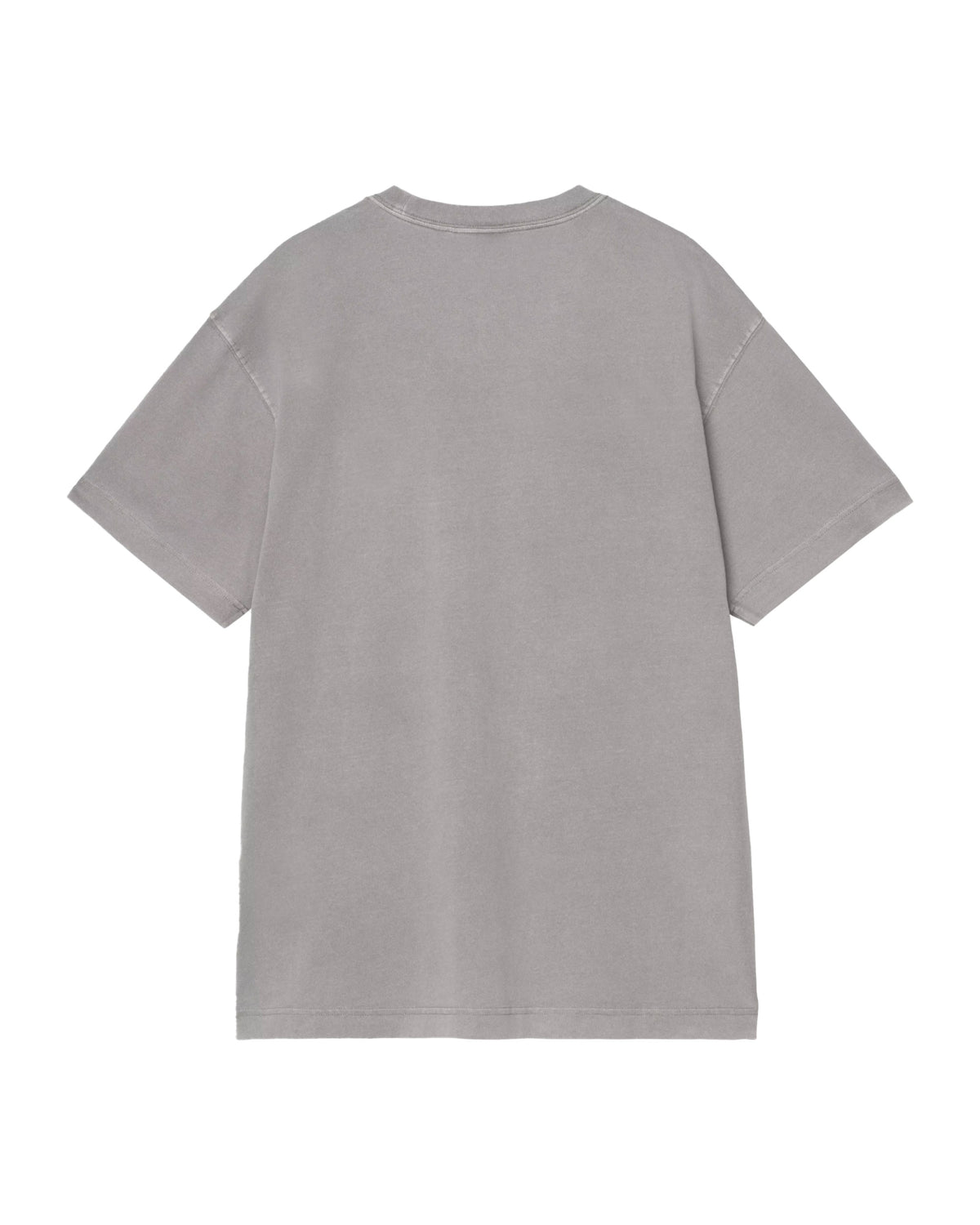 T-Shirt Uomo Nelson Grigio Scuro garment dyed