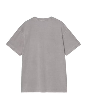 T-Shirt Uomo Nelson Grigio Scuro garment dyed