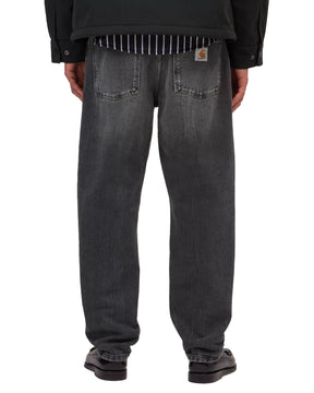 Carhartt Wip Newel Pant Black Marble Used Wash