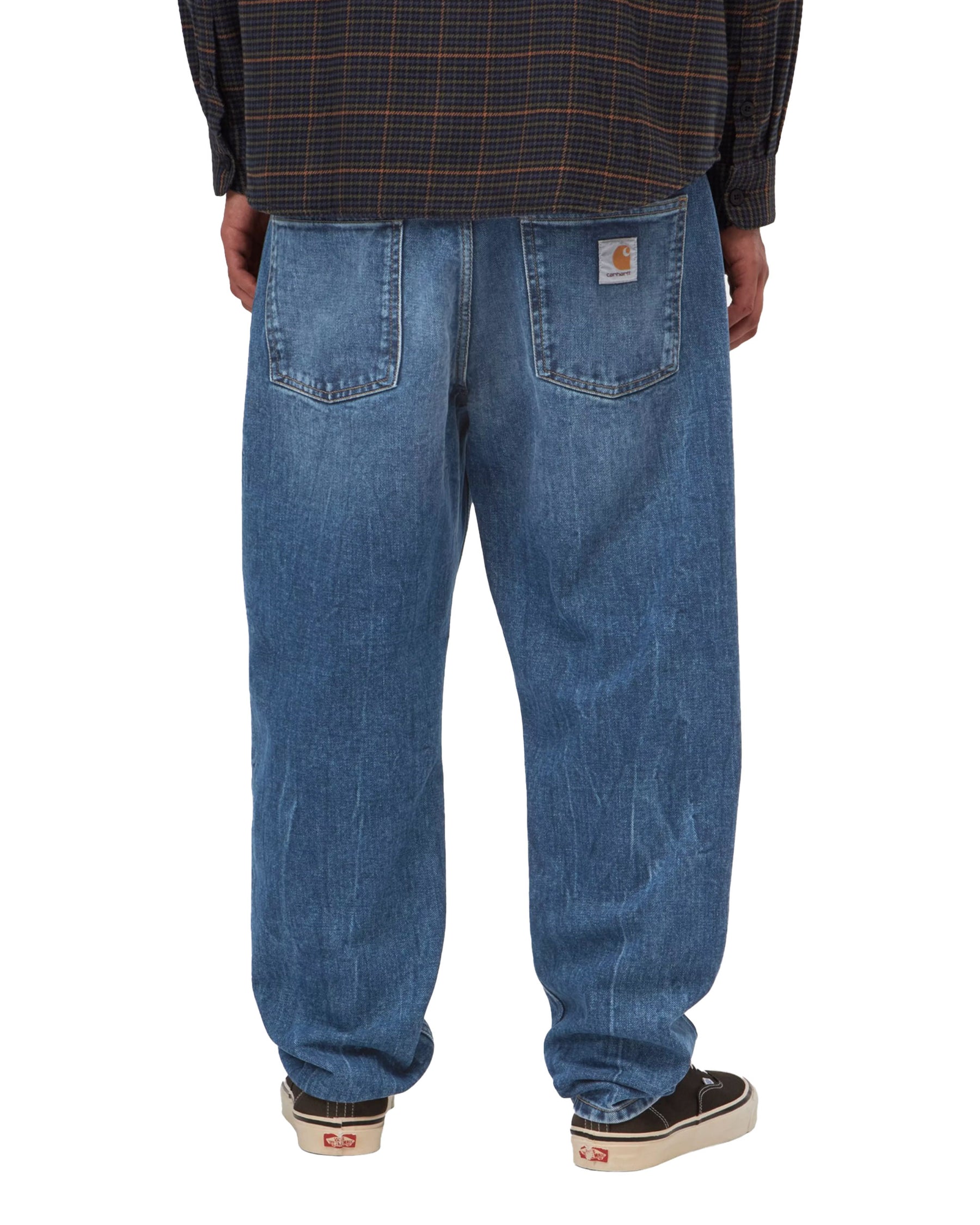 Carhartt Wip Newel Pant Blue Marble Used Wash