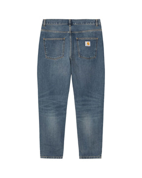 Carhartt Wip Newel Pant Blue dark used wash