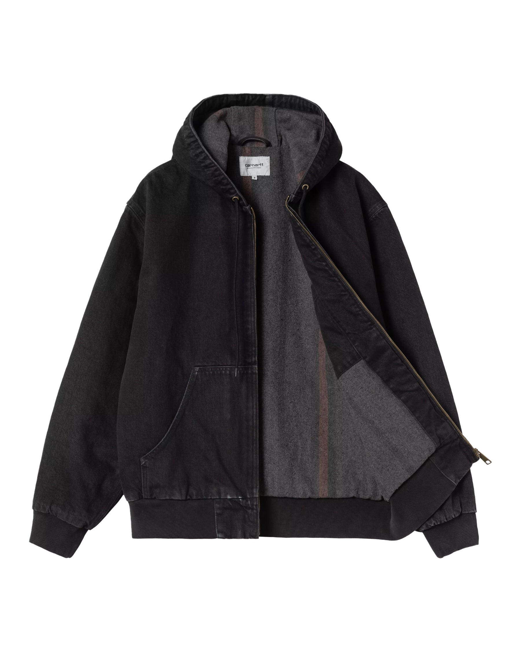 Carhartt Wip OG Active Jacket Black stone washed