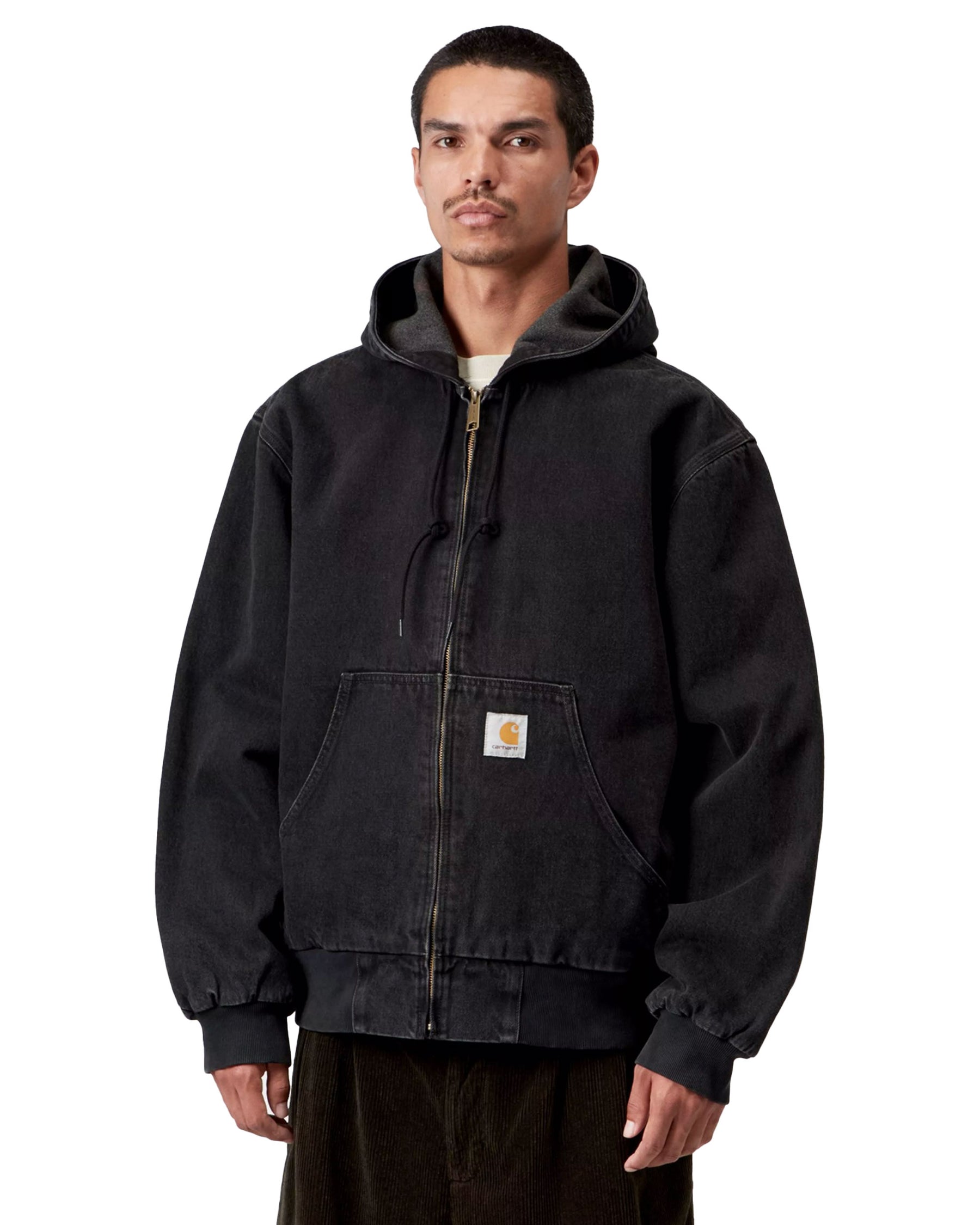 Carhartt Wip OG Active Jacket Black stone washed