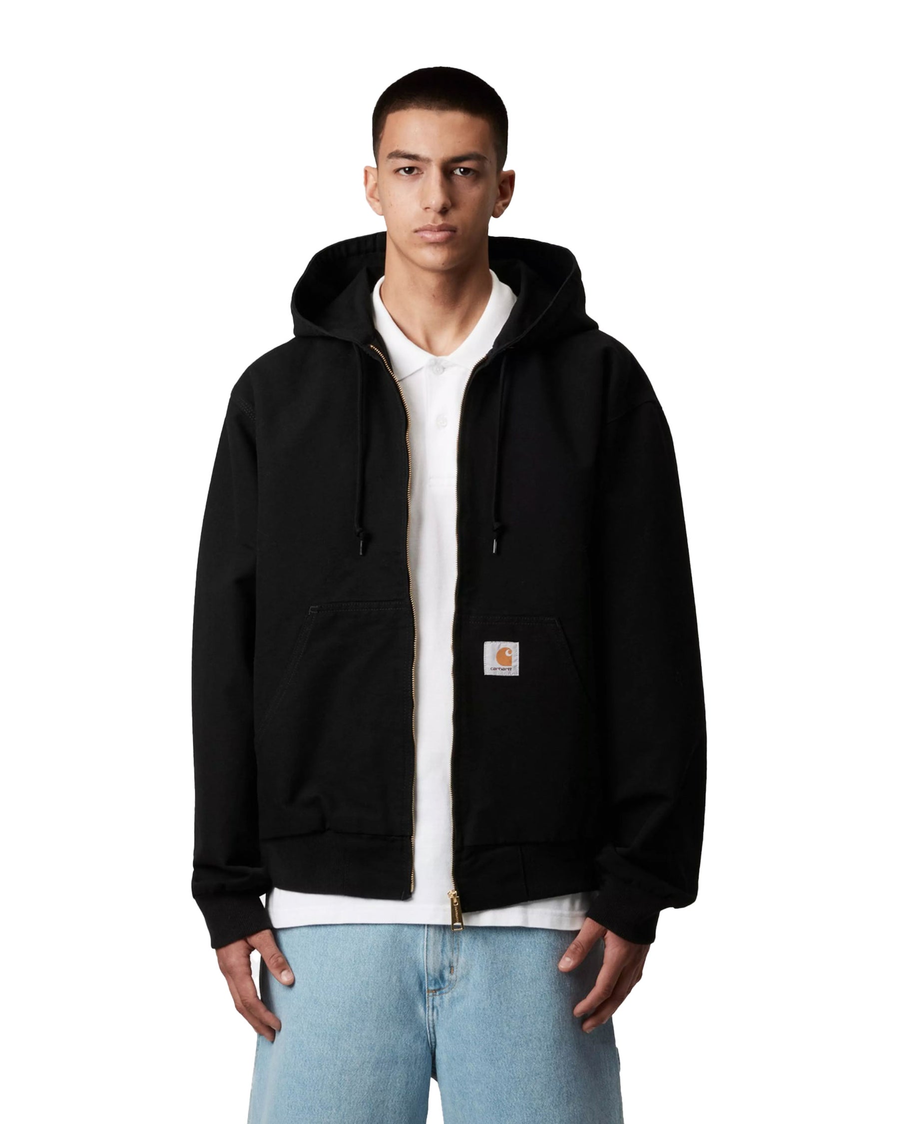 Carhartt Wip OG Active Jacket Dearborn Canvas Black Rinsed