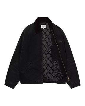 Carhartt Wip OG Detroit Jacket Black - Black Stone Canvas