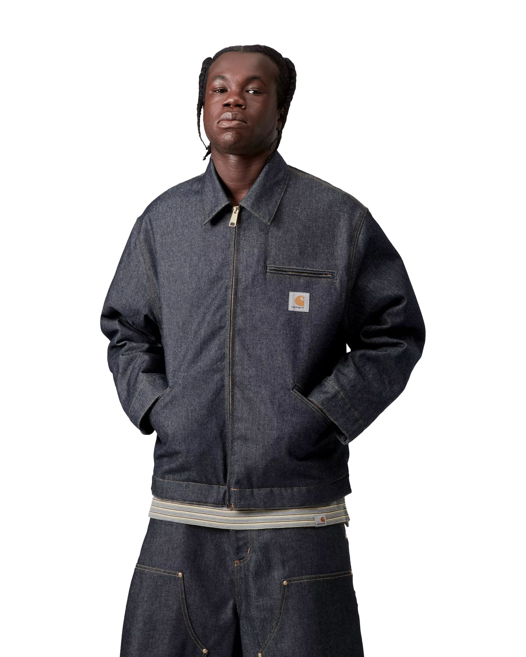 Carhartt Wip OG Detroit Jacket Blue Rigid