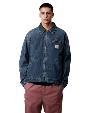 Carhartt Wip OG Detroit Jacket Blue dark used wash