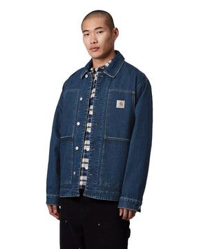 Carhartt Wip Og Double Front Jacket Blue Stone Washed