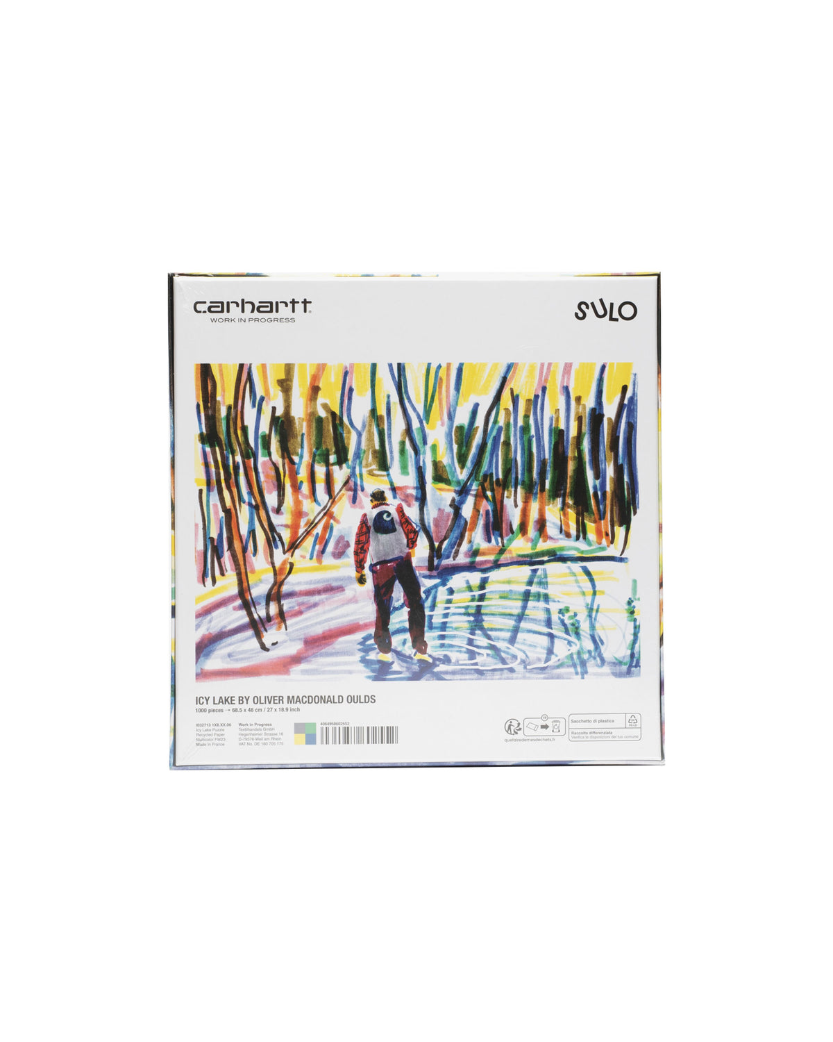 Carhartt Wip Ollie Mac Icy Lake Puzzle Paper Multicolor