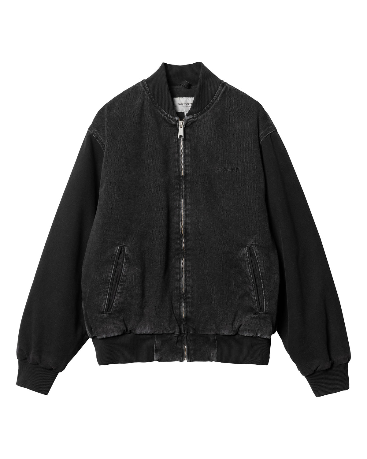 Carhartt Wip Paxon Bomber Black Stone Washed