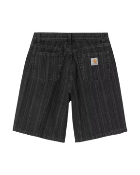 Carhartt Wip Rylan Short Rylan Stripe-Black stone washed