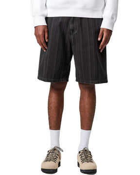 Carhartt Wip Rylan Short Rylan Stripe-Black stone washed