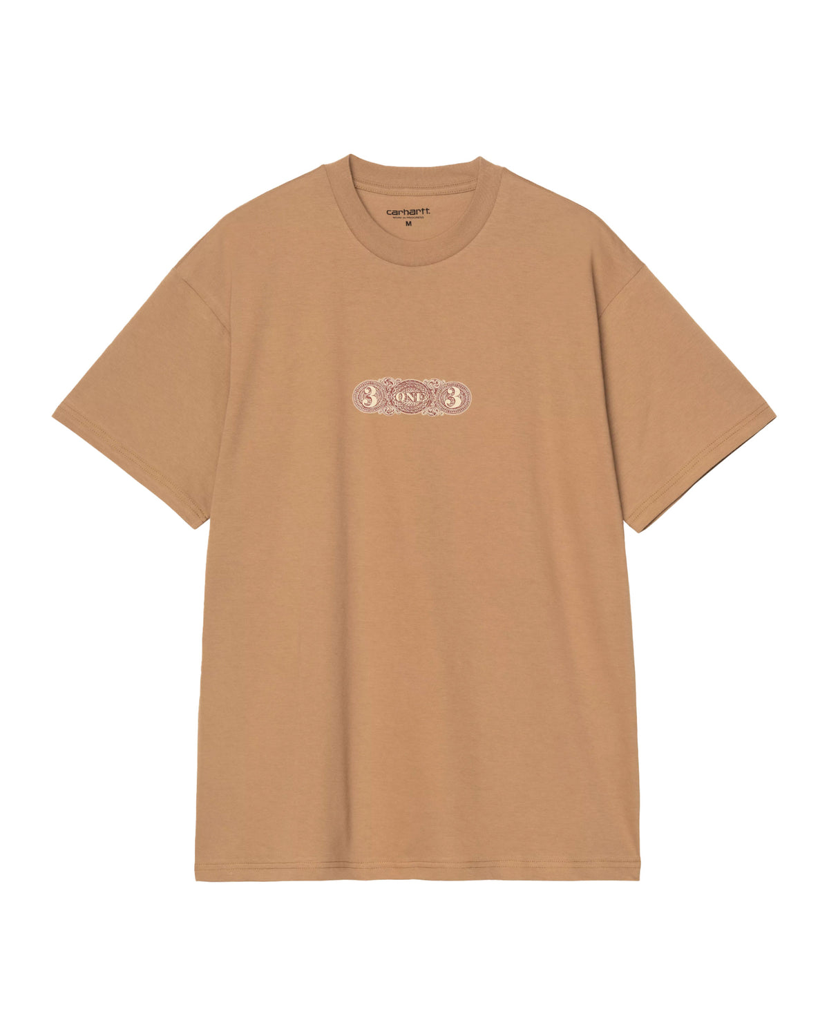 Carhartt Wip S-S 3 One 3 T-Shirt Peanut