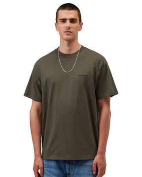 Carhartt Wip Script Embroidery T-Shirt Cypress-Black