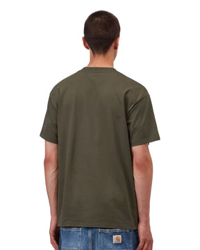 Carhartt Wip Script Embroidery T-Shirt Cypress-Black