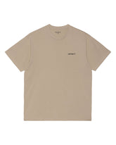 Carhartt Wip Script Embroidery T-Shirt Wall-Black