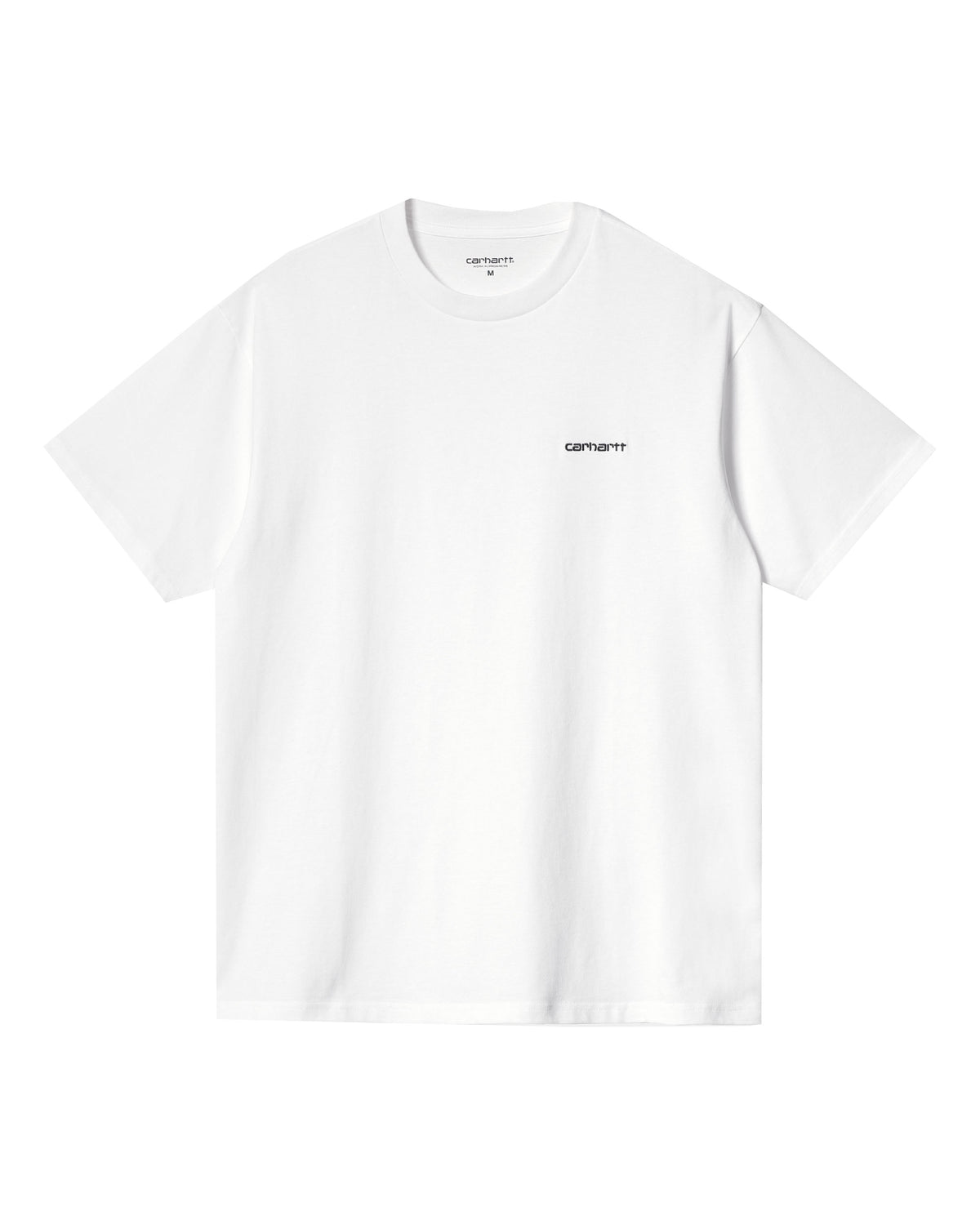 Carhartt Wip Script Embroidery Tee Bianco