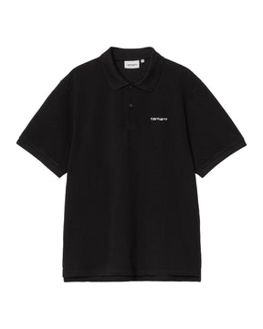 Carhartt Wip Script Polo Black-White