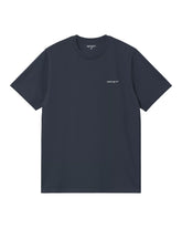 Carhartt Wip Script Tee Blu Notte