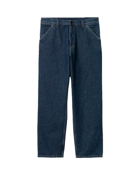 Carhartt Wip Single Knee Pant Blue Stone Washed