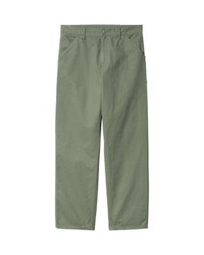 Carhartt Wip Single Knee Pant Park garment dyed