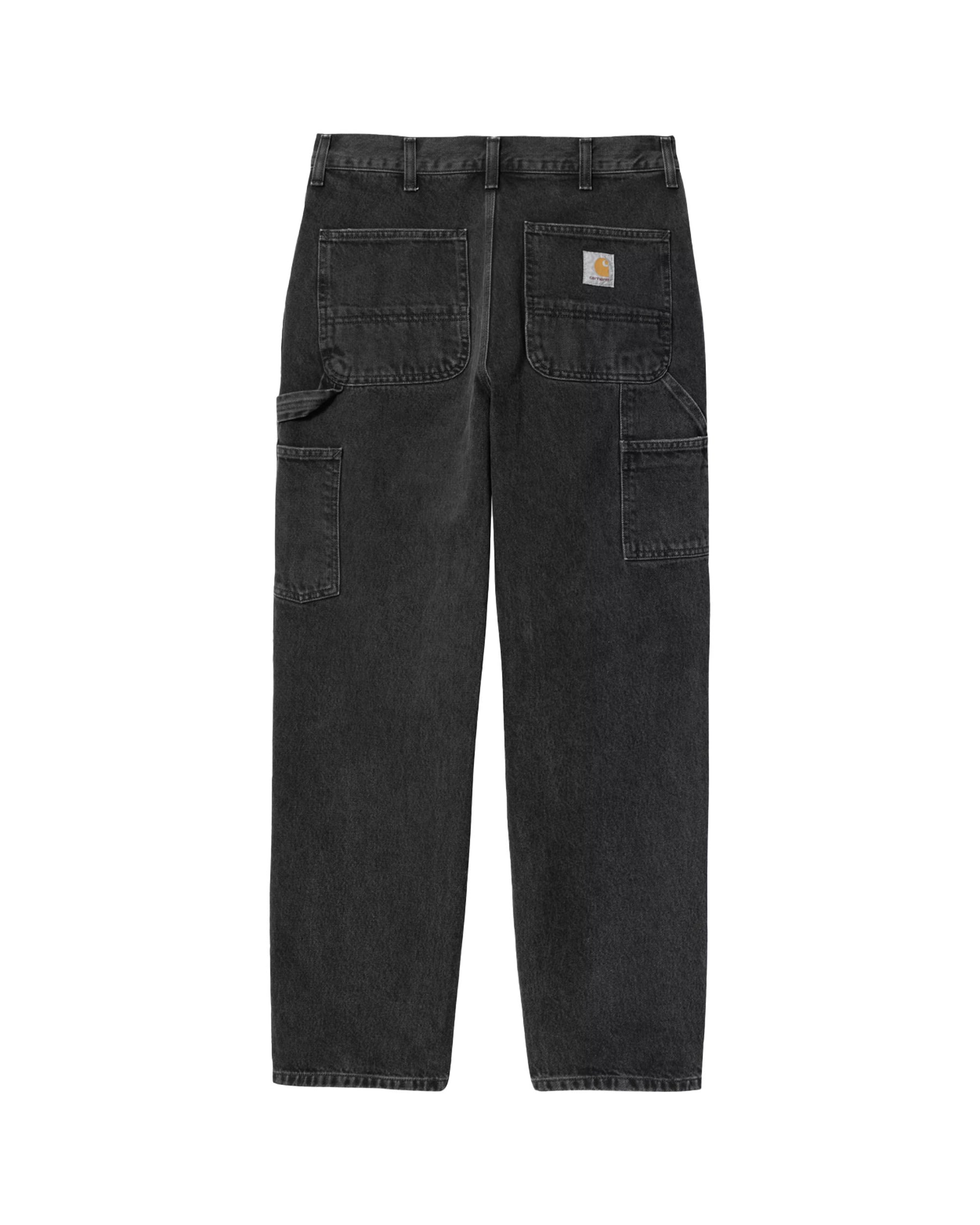 Carhartt Wip Single Knee Pant Smith Denim Black