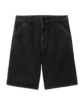 Carhartt Wip Single Knee Short Smith Denim Black