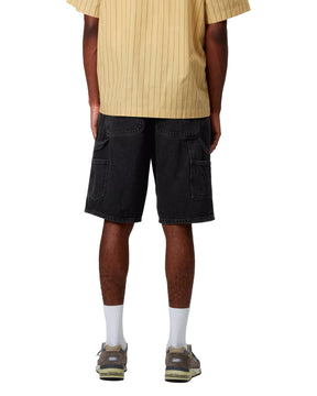 Carhartt Wip Single Knee Short Smith Denim Black