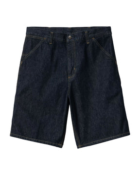 Carhartt Wip Single Knee Short Smith Denim Blue