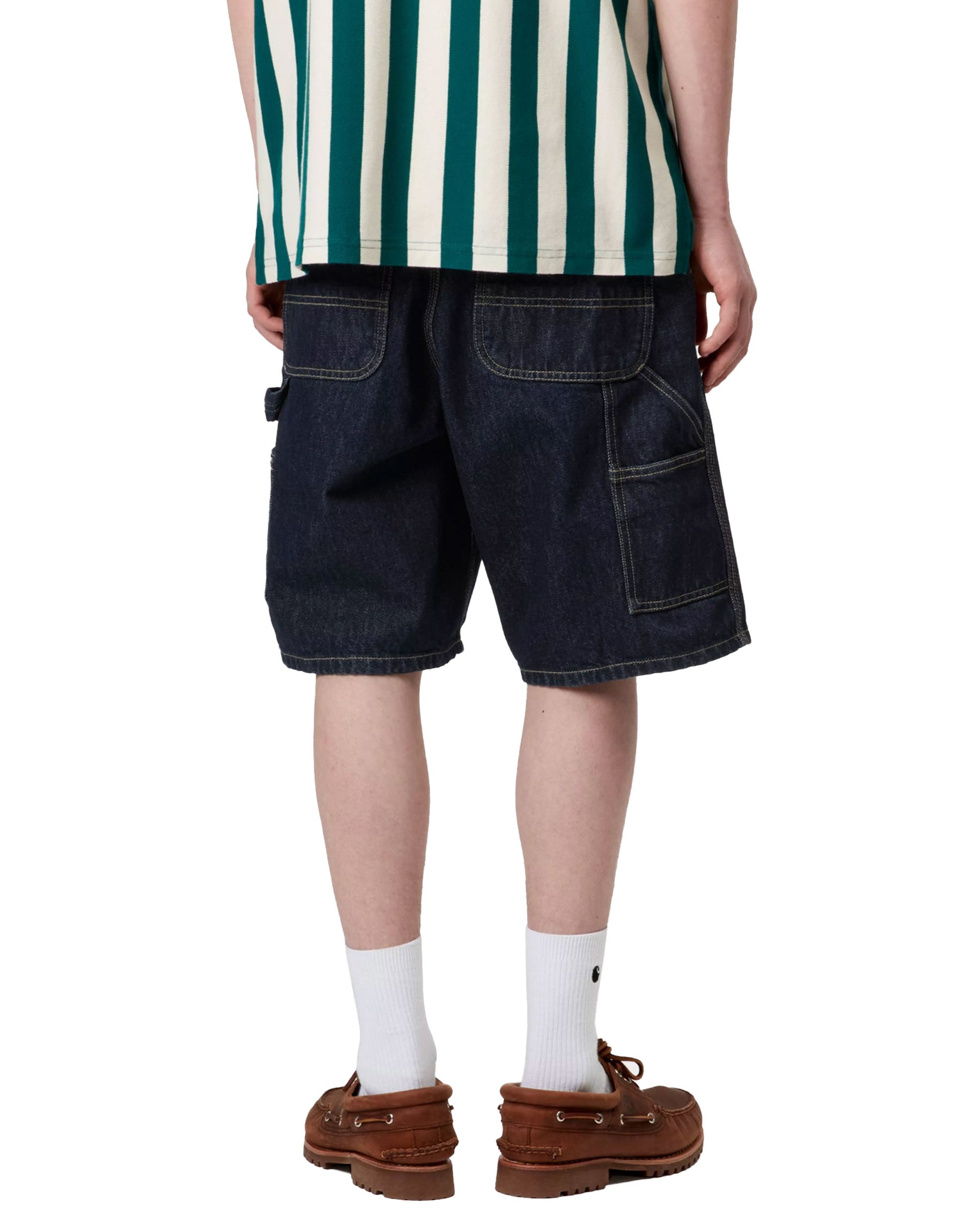 Carhartt Wip Single Knee Short Smith Denim Blue