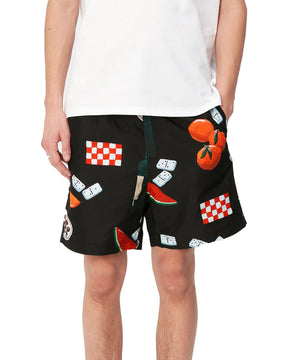 Carhartt Wip Slater Swim Trunks Black