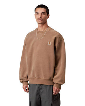 Carhartt Wip Vista Sweat WIP Hamilton Brown Garment Dyed