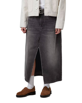 Carhartt Wip W' Brandon Skirt Black Grind Wash