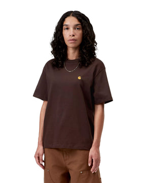 Carhartt Wip W' Chase T-Shirt Palisander-Gold