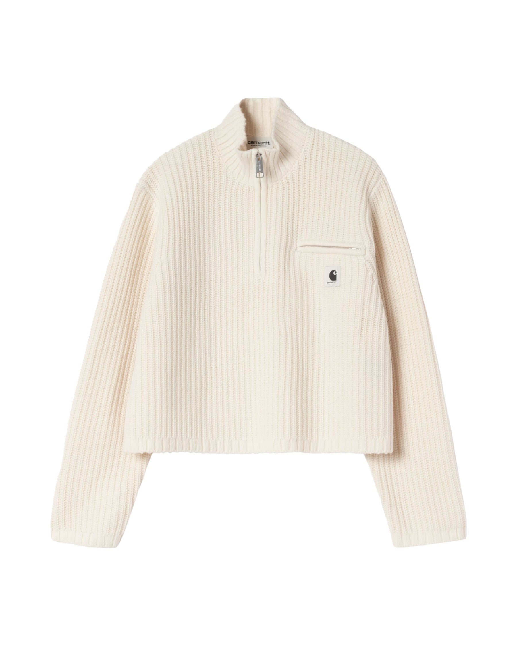 Carhartt Wip W' Detroit Half Zip Sweater Natural